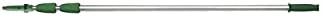 Unger ED450 Opti-Loc Aluminum Extension Pole 14ft Three Sections GreenSilver