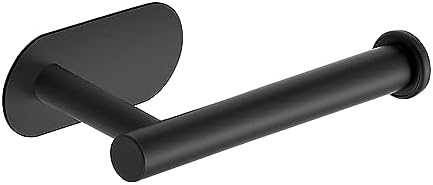 Matte Black Stainless Steel Toilet Paper Holder
