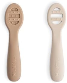 Mushie Silicone Feeding Spoons