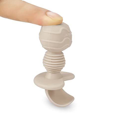 PandaEar 4-Pack Silicone Baby Spoon Fork Set for Weaning