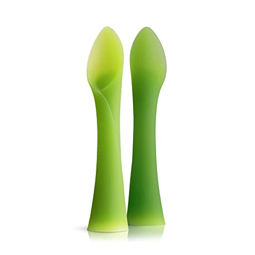 Safe silicone training spoon for baby