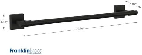 Chic-Mounted chicer 18-inch towel bar Matte Black