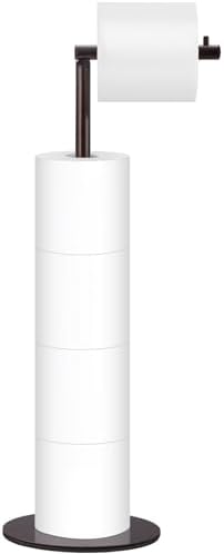 Space-Saving Toilet Paper Holder Stand