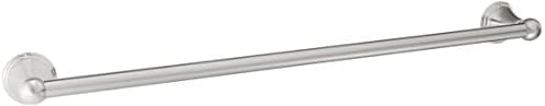 Amazon Basics Bamboo Towel Bar Satin Nickel