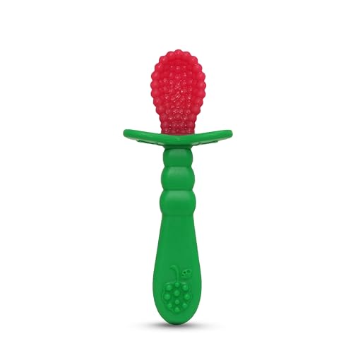 Berry Bumps Self-Feeding Silicone Baby Spoon