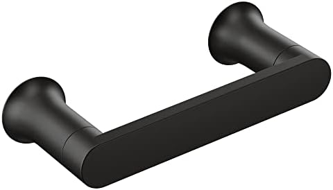 Moen Genta LX Toilet Paper Holder Modern Wall Mount with Matte Black Finish