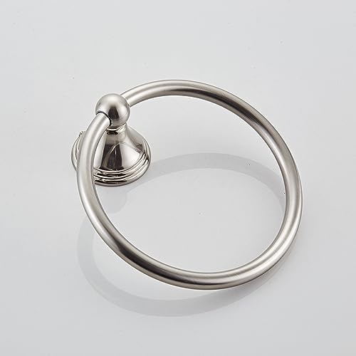 Stylish 1-Pack Hand Towel Holder for Bathroom Brushed Nickel