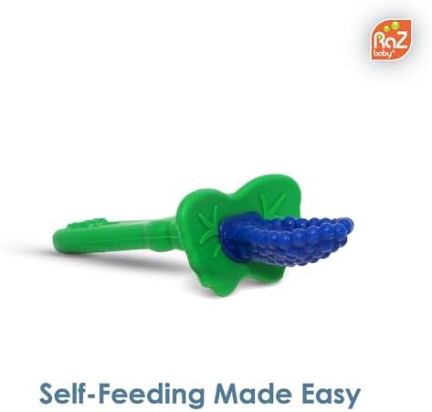 RaZbaby RaZberry Training Spoon 6m Red Blue 2 Pack