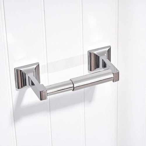 TuoxinEM 2-Piece Chrome Toilet Paper Holder Rollers with Spring Action