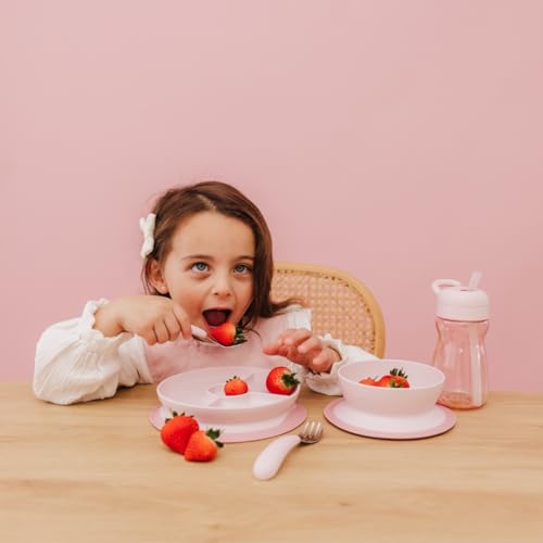 OXO Tot On-The-Go - Compact Blossom Flatware Set for Little Hands