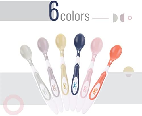 Mr Pen Baby Spoons 6-Pack Soft-Tip Silicone