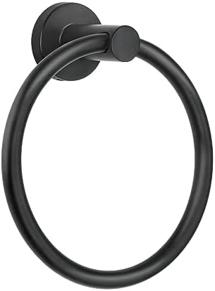 Sturdy Mat Black Towel Holder for Bathroom