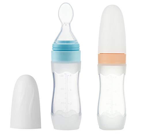 Sturdy Silicone Baby Food Dispo Set Teachable