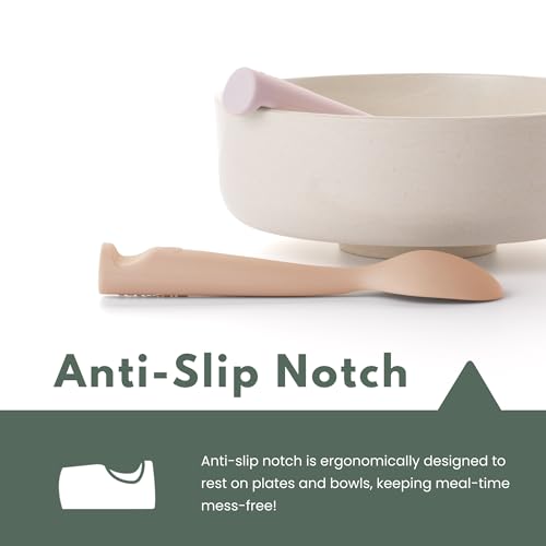 BPA-Free Silicone Baby Spoon Self-Feeding for 6 Months