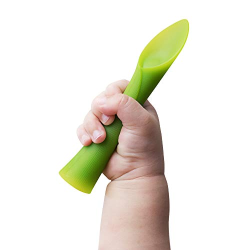 Safe silicone training spoon for baby