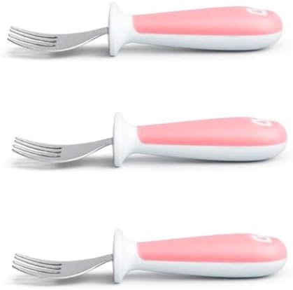 Munchkin toddler fork set 3-pack pink