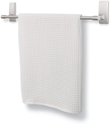 Command Bath Towel Bar Satin Nickel Water-Resistant 24-inch Bar