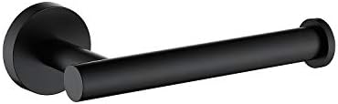 TASTOS Matte Black Toilet Paper Holder