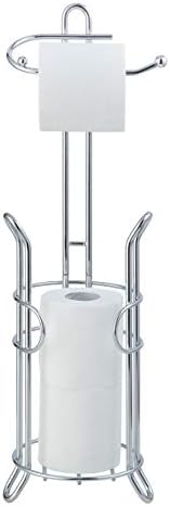 SunnyPoint Premium Toilet Roll Storage Holder Stand - Chrome