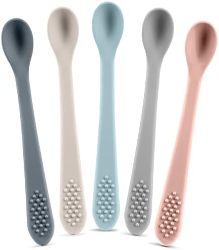 Pastel1 silicone baby spoon set