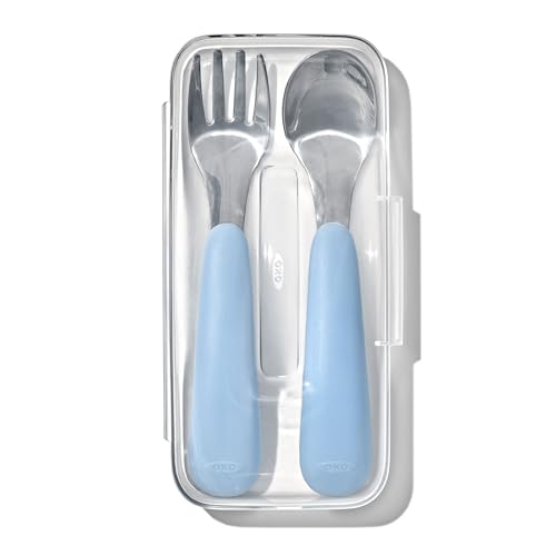 OXO Tot On-The-Go Perfect Kids Flatware Set - Dusk