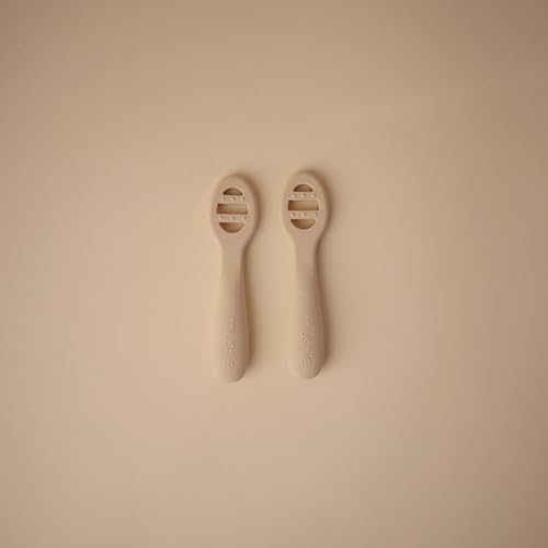 Mushie Silicone Feeding Spoons