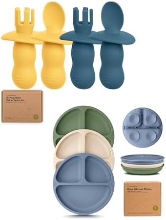 Reusable Silicone Baby Set -- Safe Tough Easy Clean