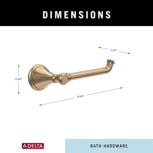 Delta Cassidy Toilet Paper Holder - Champagne Bronze