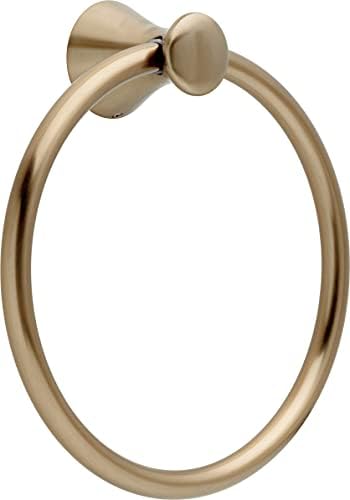 Delta 73846-CZ Towel Ring Champagne Bronze Space-Saving Bathroom Accessory