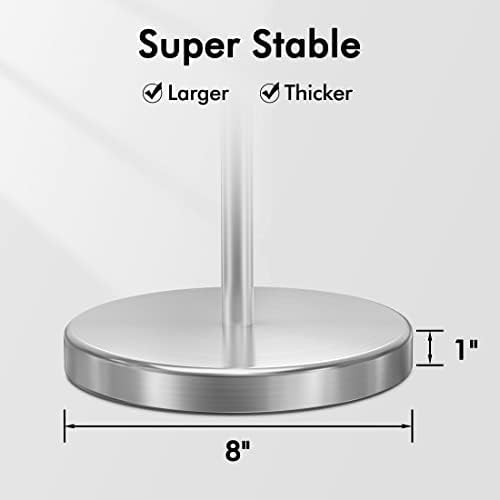 Sturdy 304 Stainless Steel Toilet Paper Holder Brushed Nickel