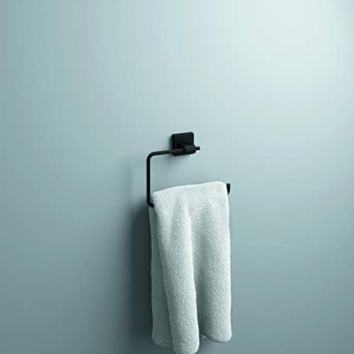 Franklin Brass Maxted Towel Ring-Matte Black