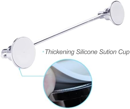 Sneatup Suction-Cup Extendable Towel Bar Stainless Steel 17-29