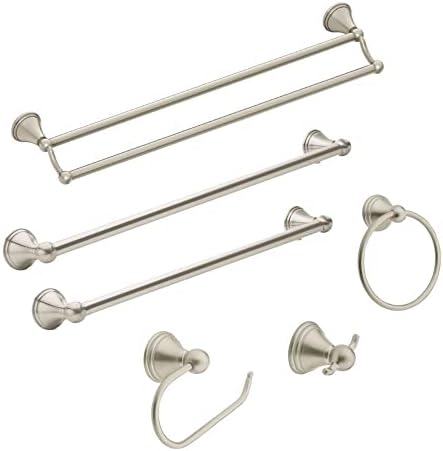 Moen Preston Collection 18-Inch Brushed Nickel Towel Bar Amazon Link