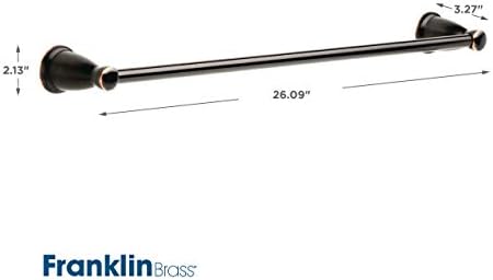 Franklin Brass Kinla 24 Wall-Mounted Towel Bar Oil Rubbed Bronze