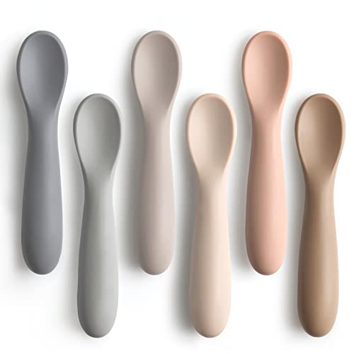 6-Pack Baby Spoons Self-Feeding for Babies