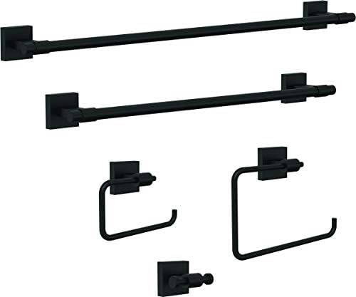 Franklin Brass Maxted Towel Ring-Matte Black