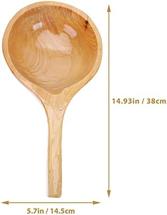 Easy Maintenance Solid-Wood Watering Spoon for Gardeners