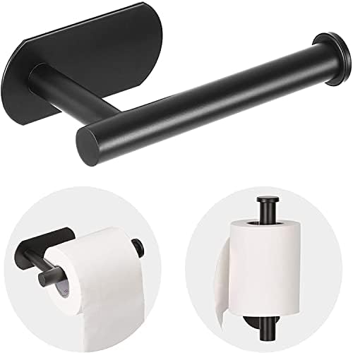 JOPOFI Stainless Steel Toilet Paper Holder - Wall-Mounted Stick-On