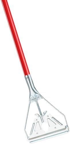 Professional Grade Steel Mop Handle with Anti-Linting Yarn and Wingnut Design