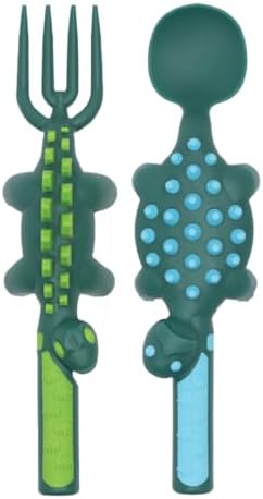 Constructive Eating Toddler Silverware Flatware Set US-Made BPA-Free for Toddlers