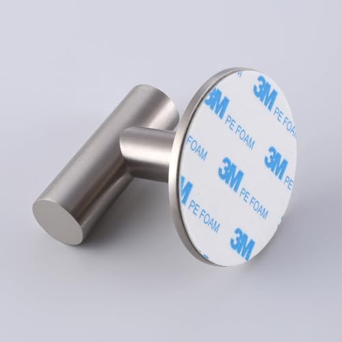 Zuvky Self Adhesive Hooks 304 Stainless Steel Heavy Duty 2 Pack Silver