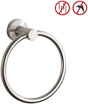 Stainless Steel Towel Ring Brushed Nickel