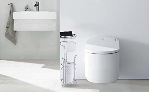 Sturdy Toilet Paper Holder with Chrome Finish