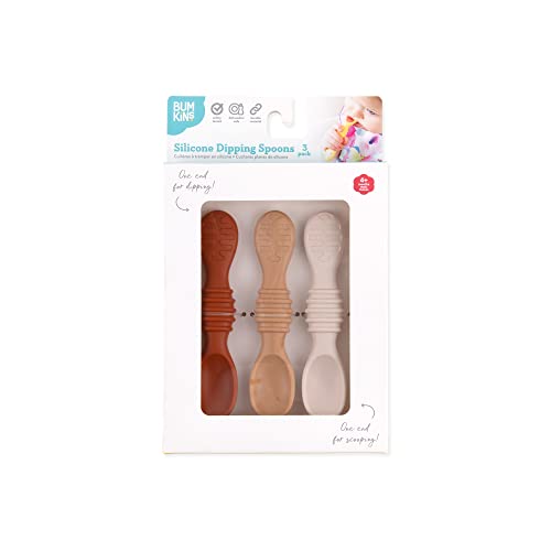 Perfect for Baby-Led Weaning 4-Mos 3-PK Beige and Brown