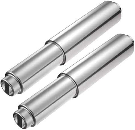TuoxinEM 2-Piece Chrome Toilet Paper Holder Rollers with Spring Action