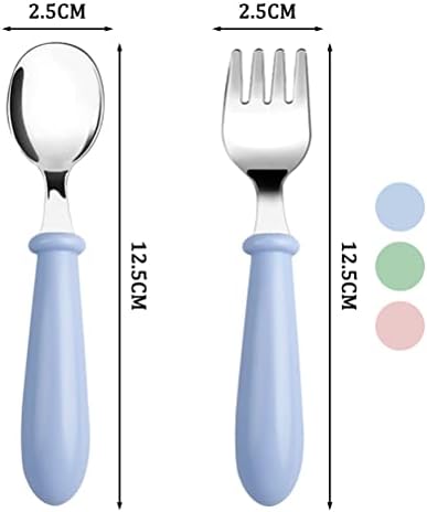 Pimoys Toddler Forks BPA-Free Durable for Kids Ages 0-3