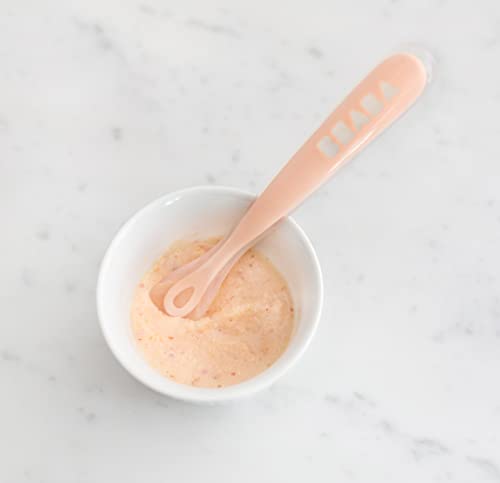 BEABA Baby Feeding Spoon Set - Gentle Tips for Safe Feeding