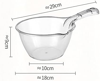 Thickened Anti-Skip Water Spoon with Non-Slip Handle Grey