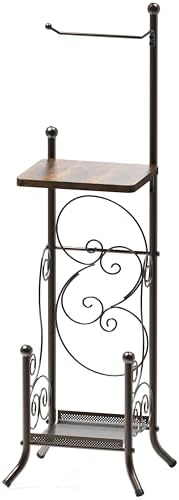 Simple Houseware English Style Toilet Tissue Holder Stand