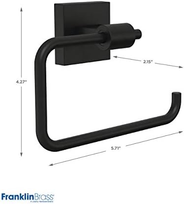 Franklin Brass Maxted Toilet Paper Holder Matte Black